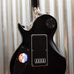 ESP LTD EC-1000 Evertune Flame Top Black EMG Guitar & Hardshell Case #0756