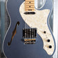 Fender American Elite Telecaster Thinline Mystic Ice Blue Guitar & Case Used