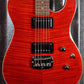 G&L Tribute ASAT Deluxe Carved Top Trans Red Guitar #9804 Demo