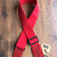 Levy's MC8-RED 2" Adjustable Cotton Guitar & Bass Strap Red