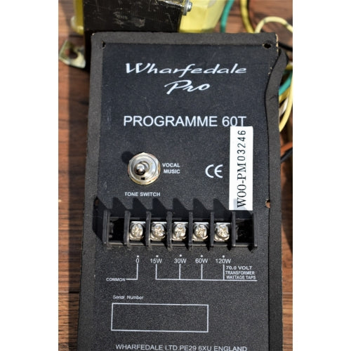Wharfedale Pro Programme 60T Input Crossover & 70v Transformer Assembly 600-4740000010