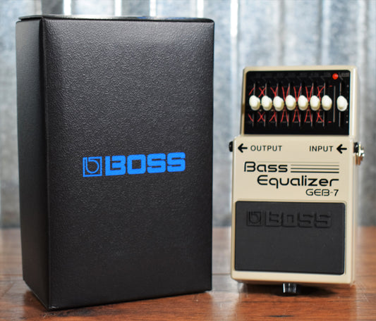 Boss GEB-7 Bass Seven Band Graphic Equalizer Effect Pedal