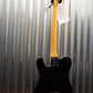 G&L USA ASAT Classic Jet Black Mape Neck Guitar & Case NOS 2016 Blem #6079
