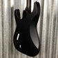 ESP LTD M-4 Black Metal Black Satin 4 String Bass LM4BKMBLKS #1895 B Stock