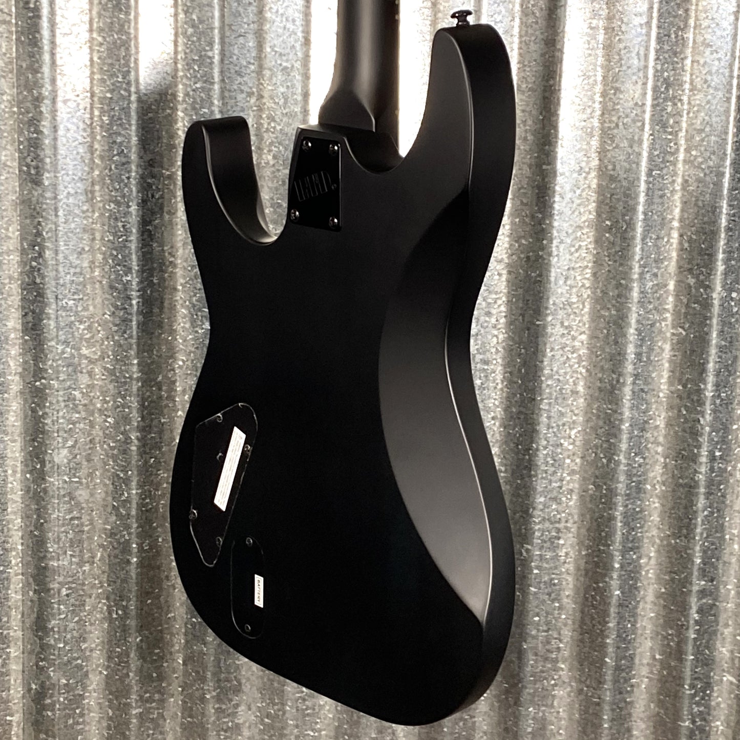 ESP LTD M-4 Black Metal Black Satin 4 String Bass LM4BKMBLKS #1895 B Stock