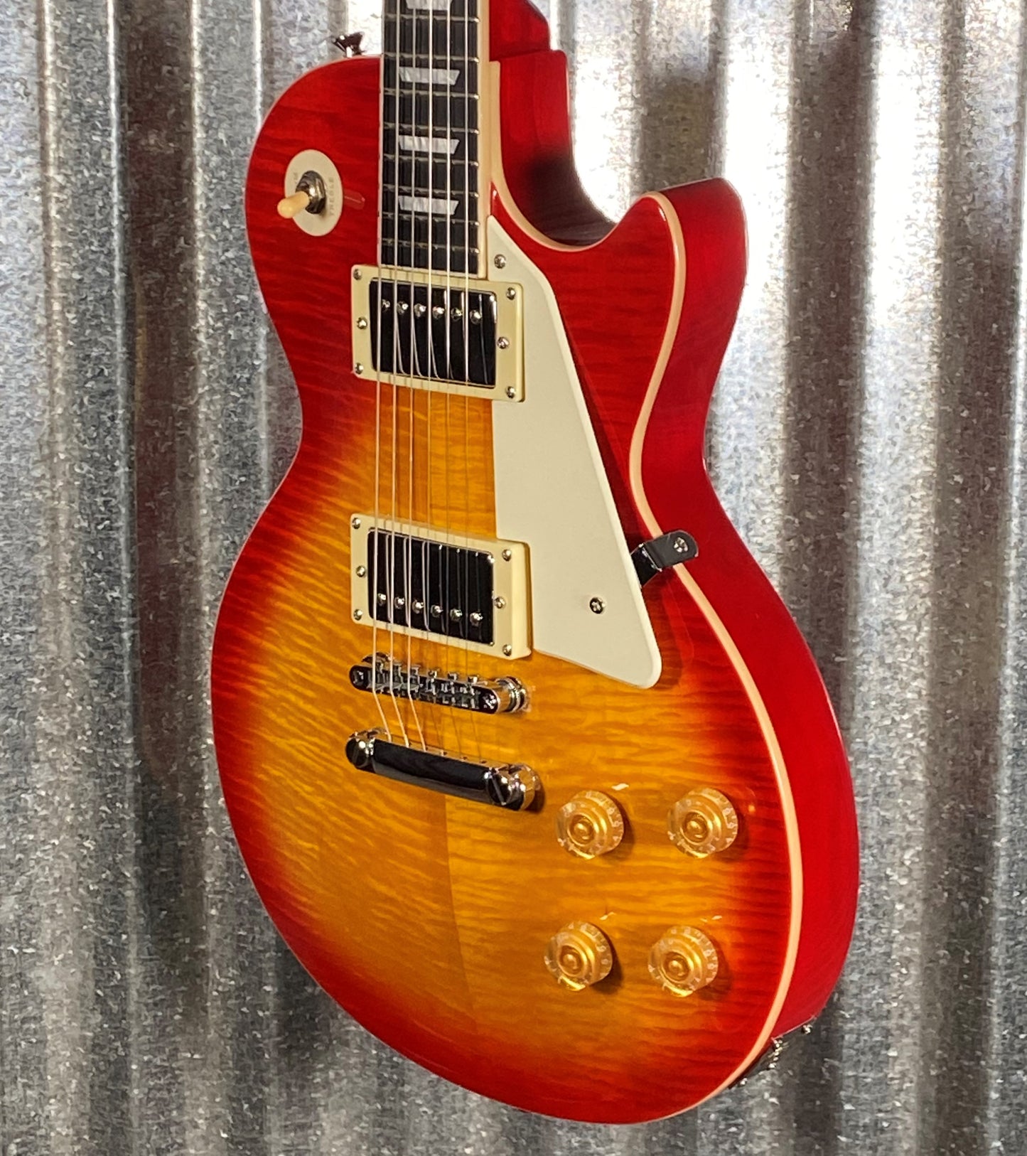 Smiger L-G9-P1 LP Electric Guitar Cherry Sunburst #0001