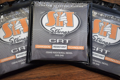 SIT Strings CRT Coated Nickel Rock N Roll Hybrid  6 String Electric Guitar Set CS946 3 Pack