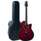 Ovation 2077 AX Acoustic Electric Guitar in Cherry Cherry Burst & Case #1739
