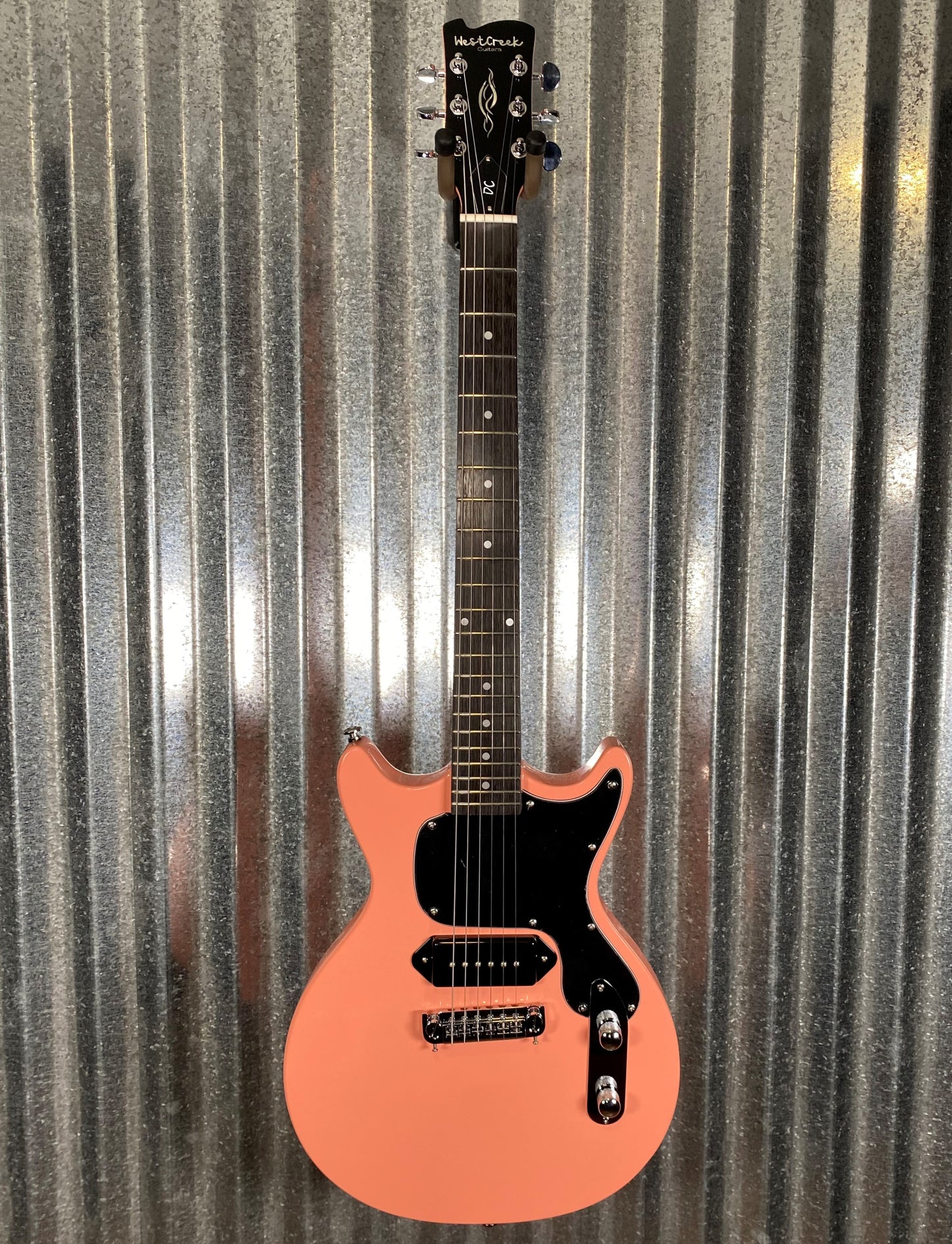 Westcreek DC LP Junior P90 Sunset Coral Guitar #0126 Used