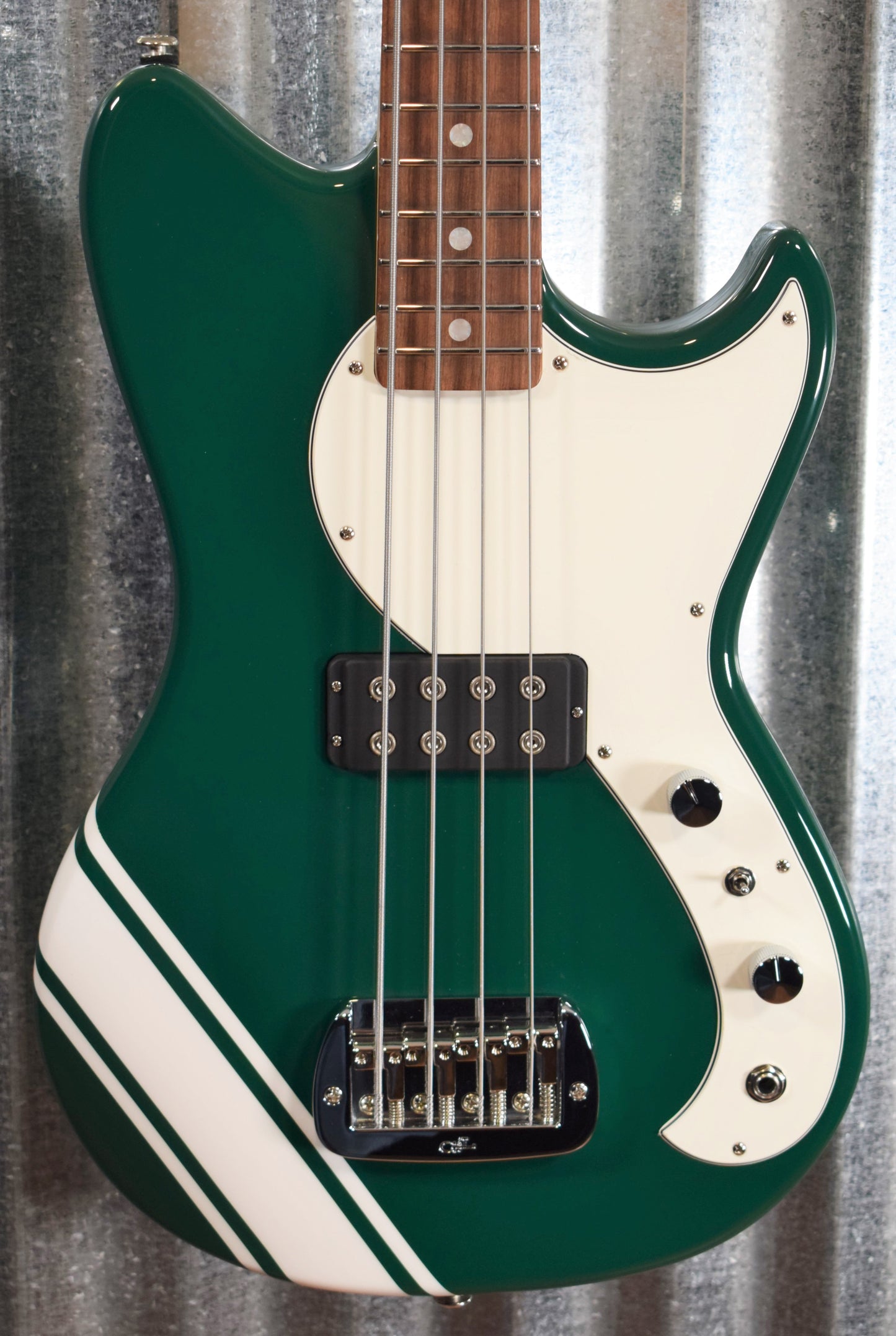 G&L USA Fullerton Limited Edition Fallout Bass British Racing Green 4 String Short Scale & Gig Bag #0203