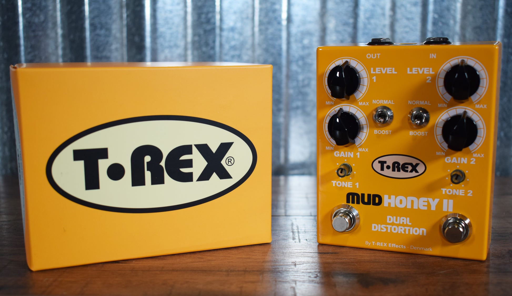 mudhoney pedal T-Rex Mudhoney II Dual Distortion Guitar Effect Pedal