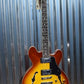 Vintage Guitars VSA500HB Honeyburst Semi-Hollow Body Set Neck Guitar #37