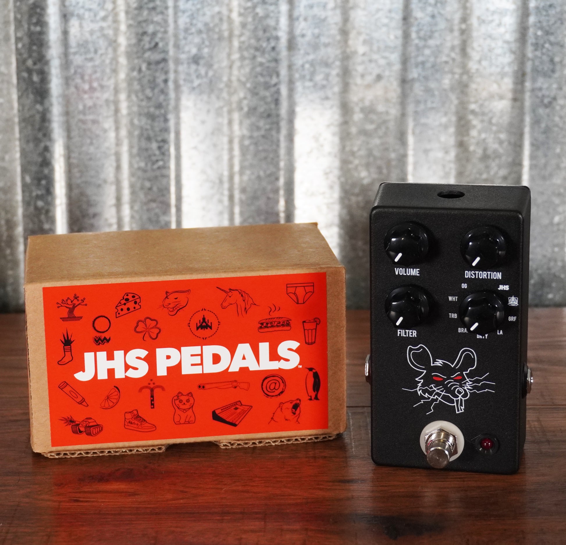 jhs pedals rat JHS Pedals Packrat 9 Rat Distortion Guitar Effect Pedal – Specialty Traders
