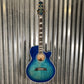 Takamine TSP178AC SBB Thinline Acoustic Electric Flame Blue Burst & Case Japan #0447 Used