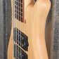 Warwick Rockbass Corvette $$ Double Buck Trans Satin Natural Active 5 String Bass & Bag #7820