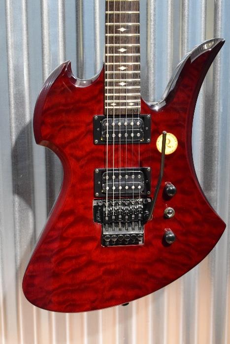 BC Rich MK3 Mockingbird Transparent Black Cherry Guitar & B.C. Gig Bag #58