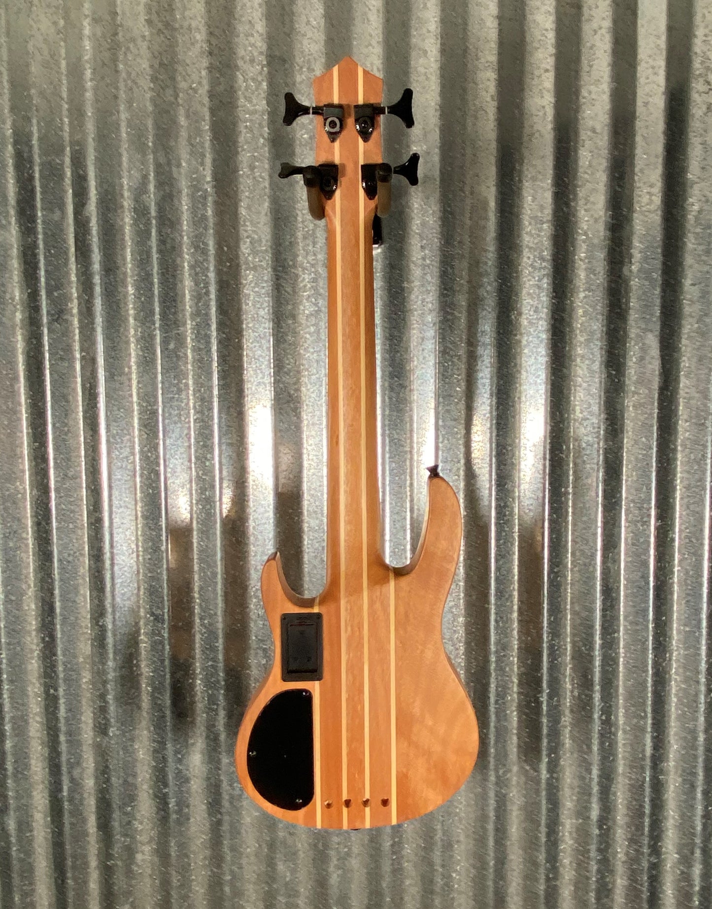 Smiger EUB-01M-NL Neck Through Electric Ukulele Bass Natural #0002