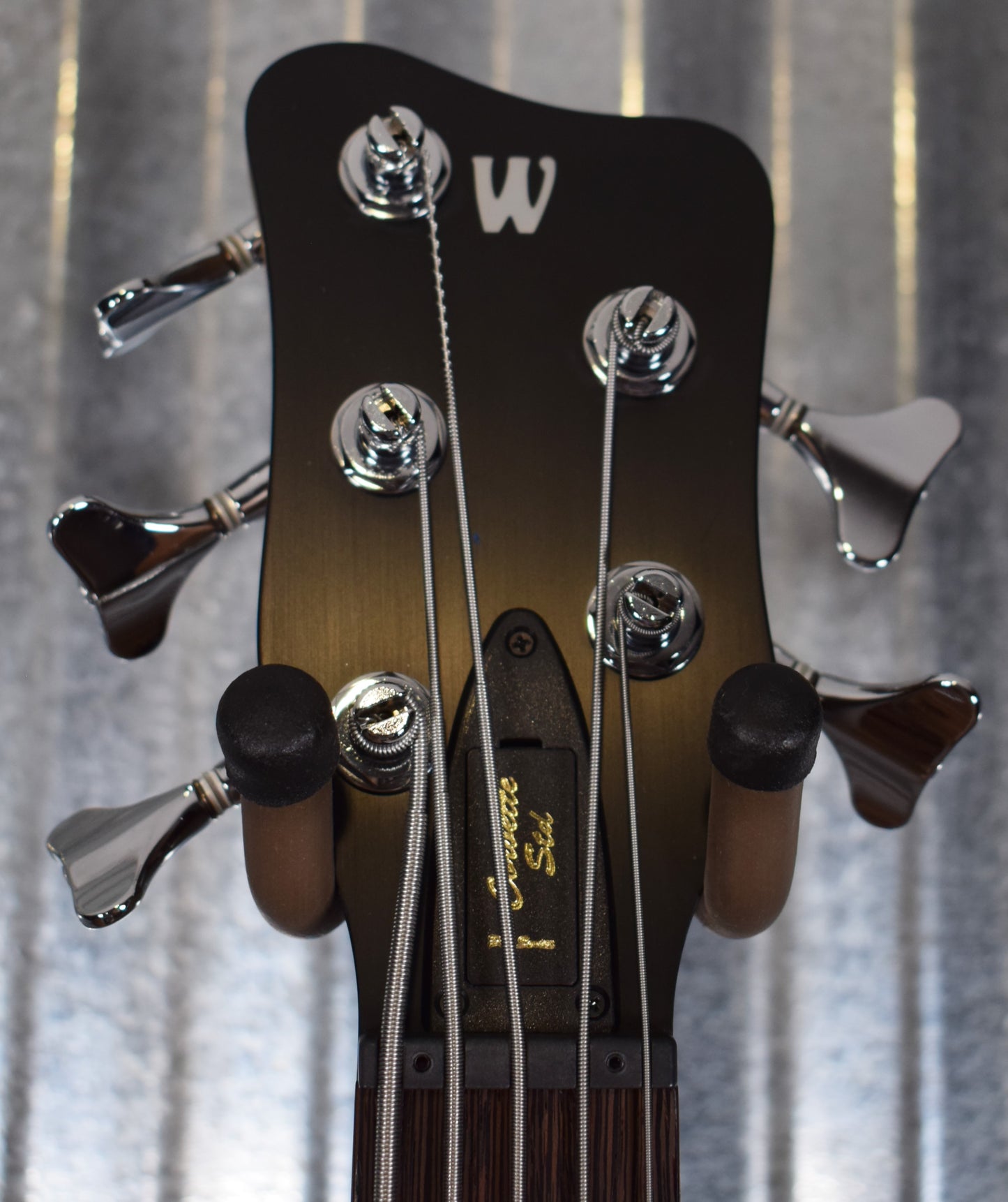 Warwick German Pro Series Corvette 5 String Active Bass Natural Ash & Bag #9020