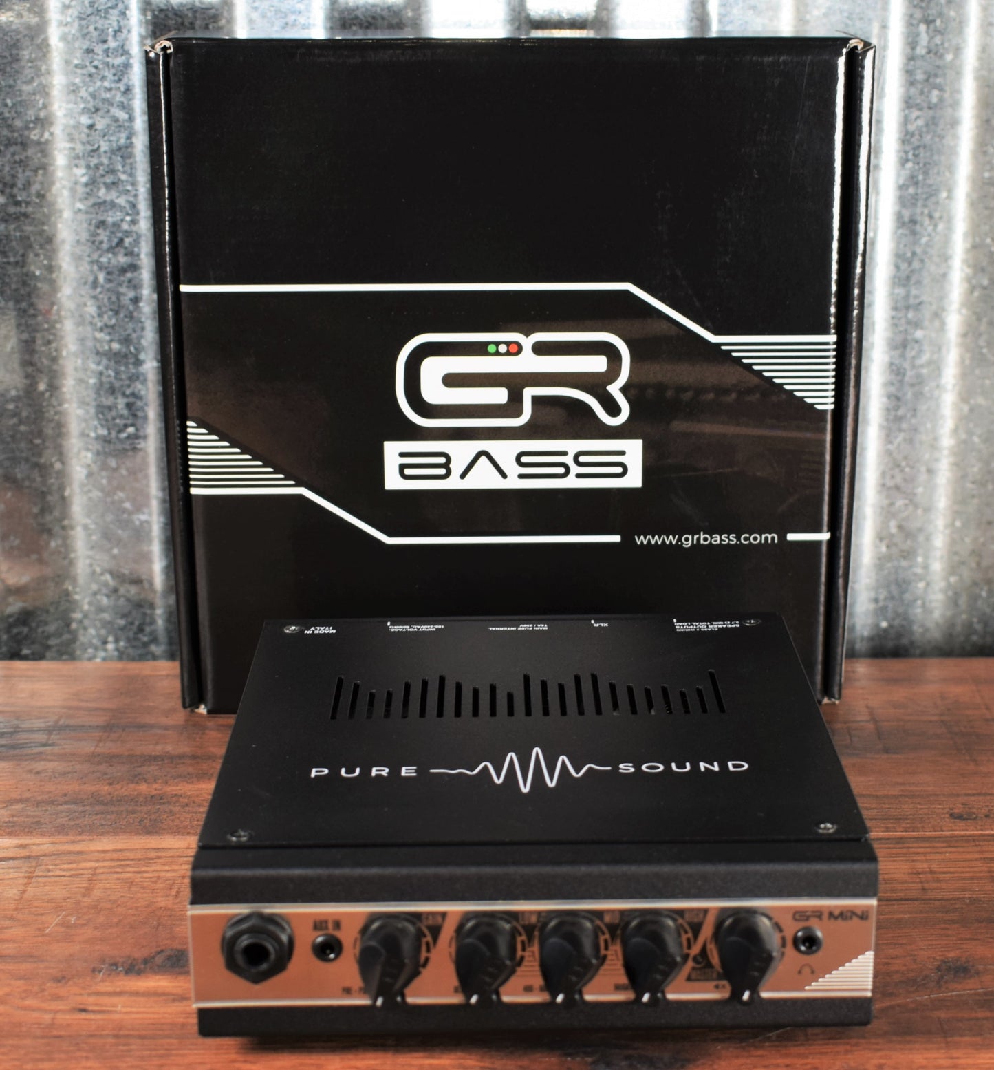 GR Bass Mini One Ultra-Compact 350 Watt Bass Amplifier Head Black