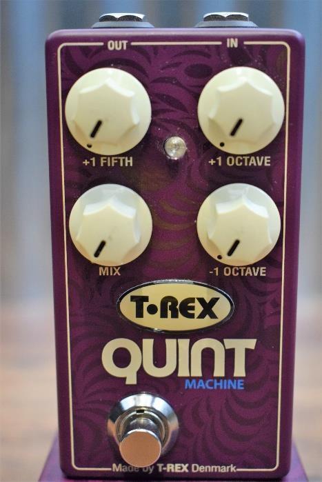 T-Rex Quint Machine 4 Tone Generator Octave & Fifth Guitar Effects Pedal Demo