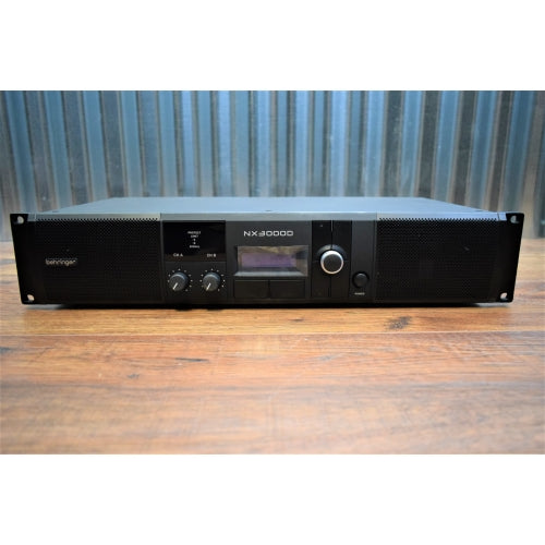 Behringer NX3000D Ultra-Light 3000 Watt 2 Channel Class-D with DSP Power Amplifier