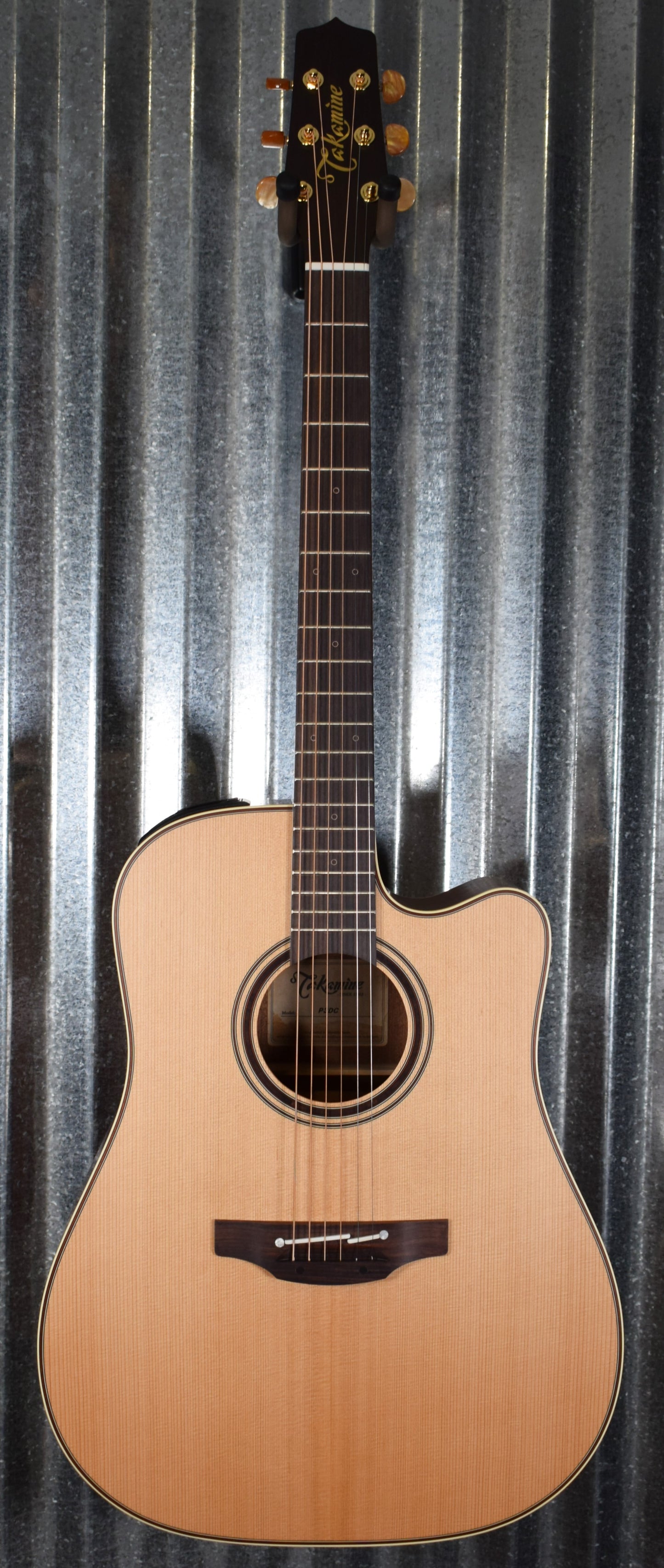 Takamine P3DC Natural Acoustic Electric Guitar & Case #0136 Used