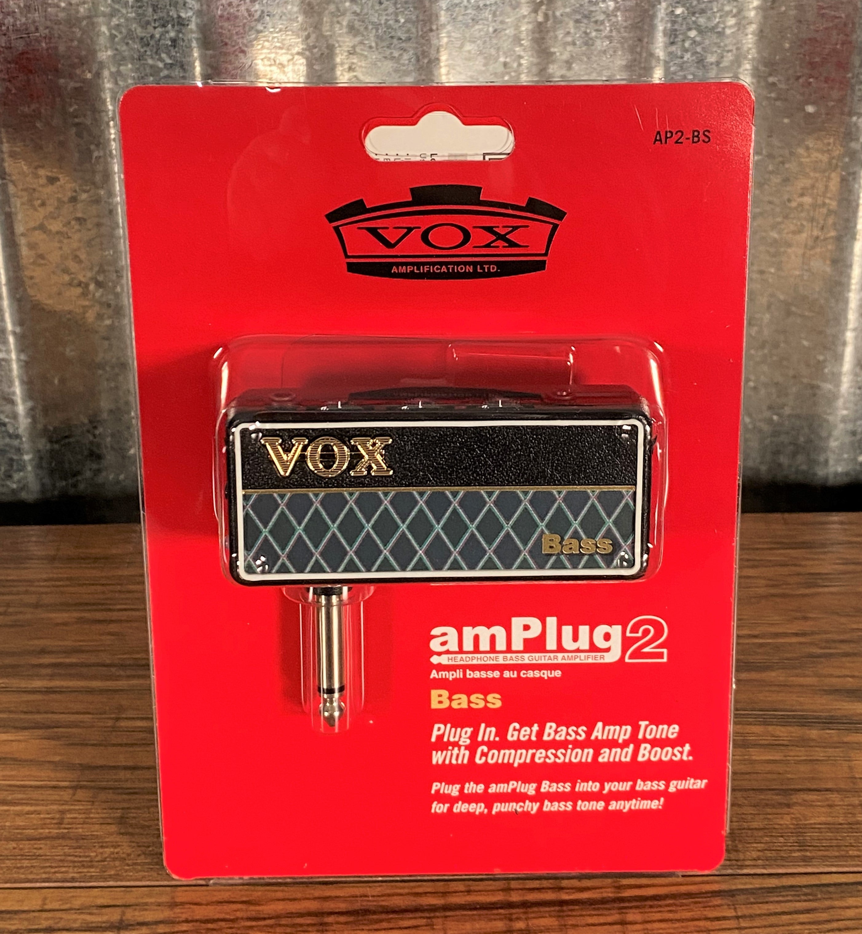 VOX amPlug BASS G2 Plug In Bass Practice Headphone Amplifier AP2BS