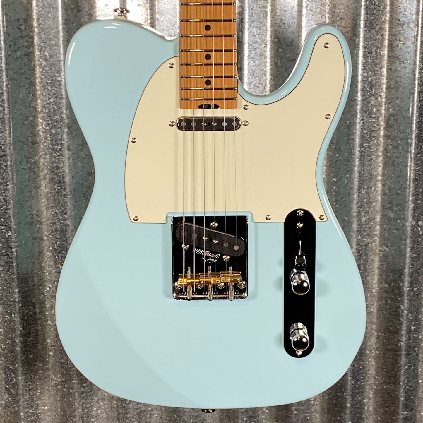 Musi Virgo Classic Telecaster Baby Blue Guitar #0612 Used