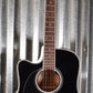 Takamine EF341DLX Deluxe Black Acoustic Electric Left Hand Guitar Japan & Case EF341DLXLH #1062