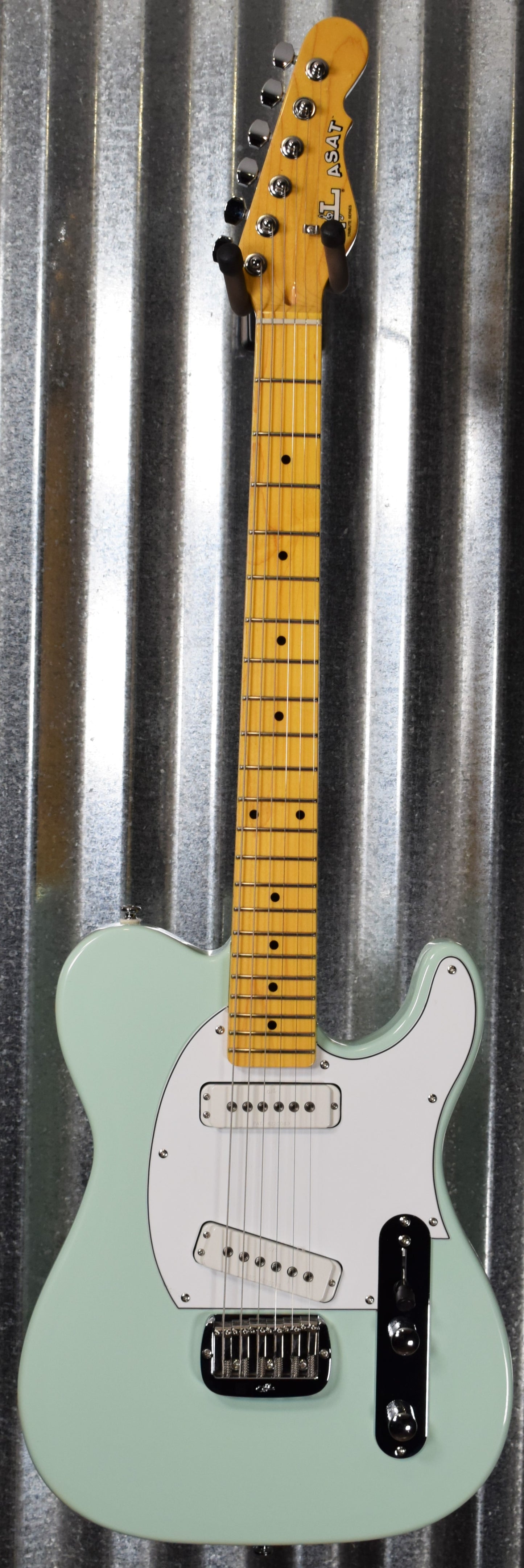 G&L Tribute ASAT Special Surf Green Guitar #6347 Demo