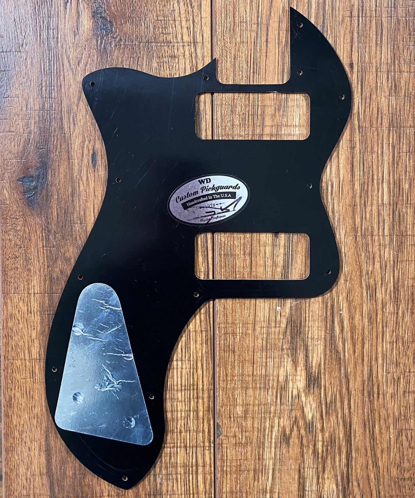 WD Music Custom Pickguard For Fender Modern Player Telecaster Thinline Deluxe Black