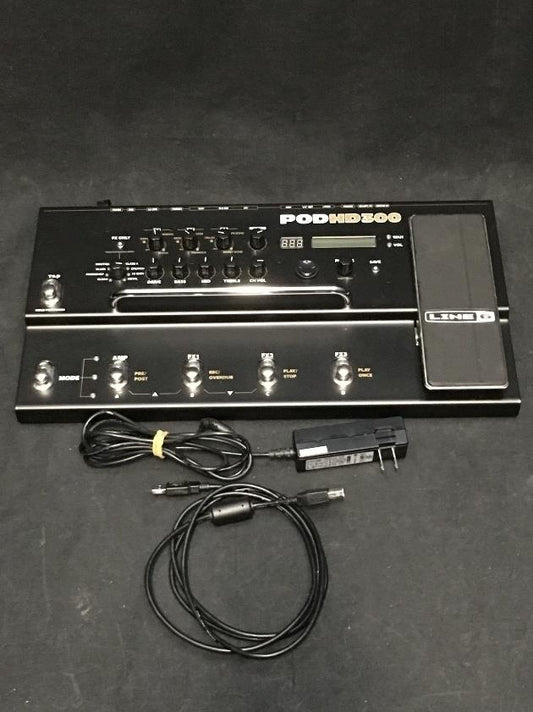 Line 6 POD HD300 Multi Effects FX Processor & Power Supply & USB cable  HD-300