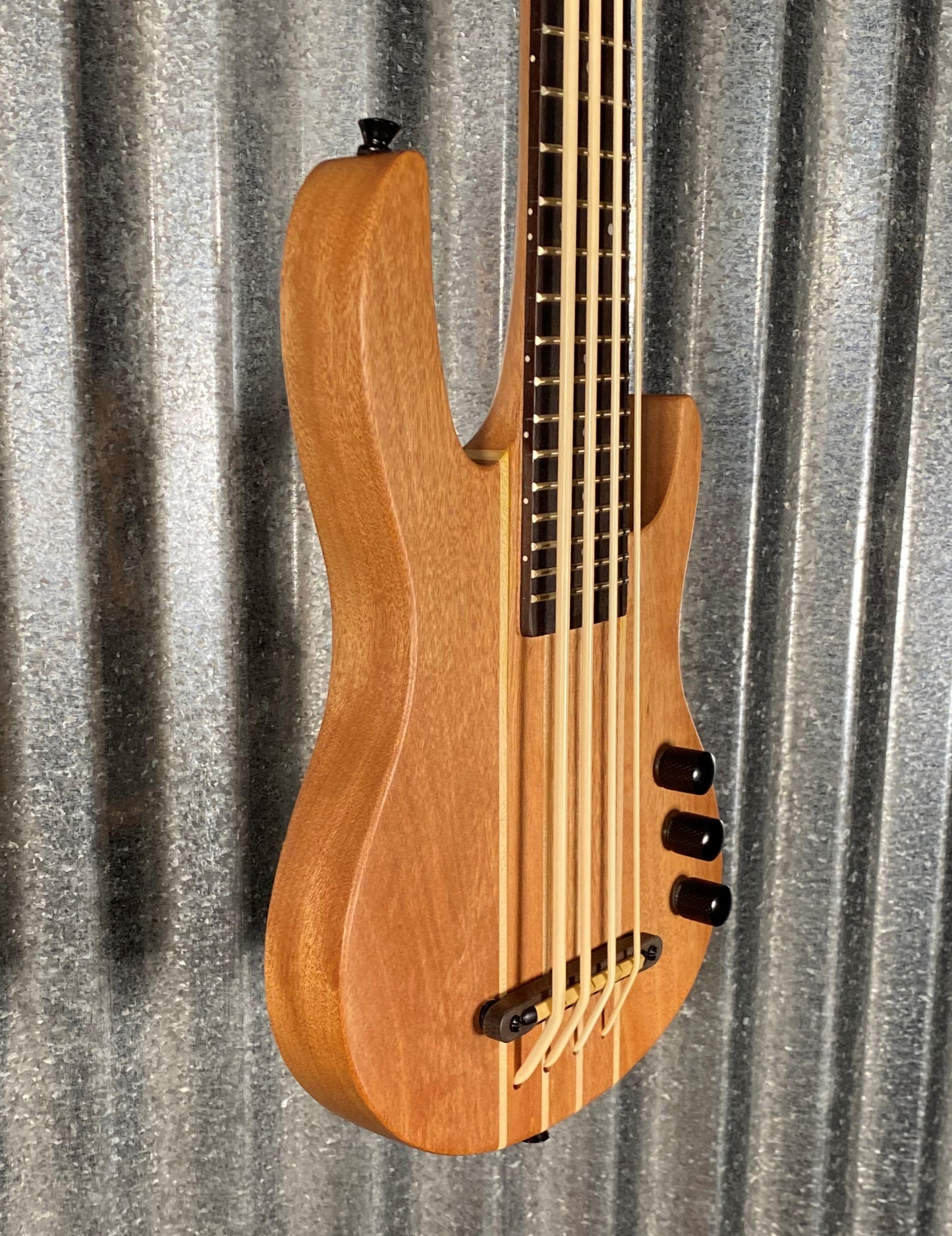 Smiger EUB-01M-NL Neck Through Electric Ukulele Bass Natural #0002
