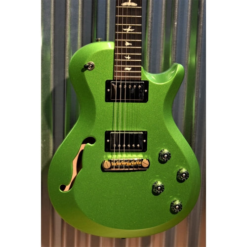 PRS Paul Reed Smith S2 Singlecut Semi Hollow Custom Lime Green Metallic Guitar & Bag 2017 #5971