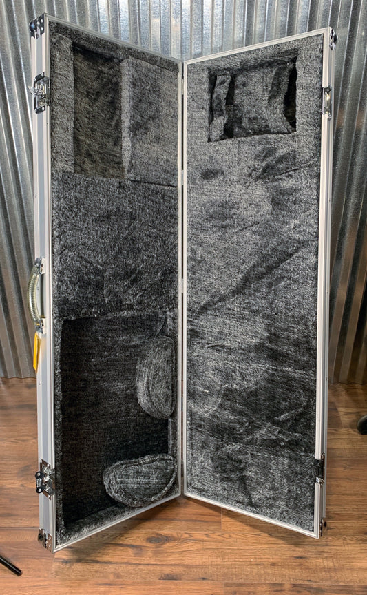 Warwick RC 10836 SAW RockCase Professional Flight Bass Case Silver Aluminum