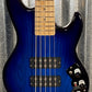 G&L USA CLF L-2500 S750 Blueburst 5 String Bass & Case #4132