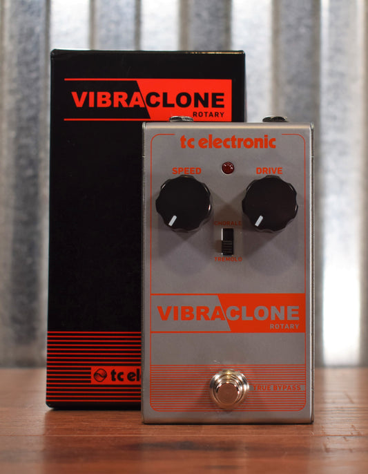 TC Electronic Vibraclone Rotary Speaker Emulator Guitar Effect Pedal Used