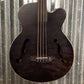 Aria Pro FEB-F2/FL 4 String Acoustic Electric Fretless Bass Black Stain & Bag #9506