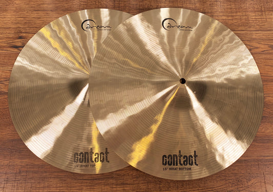 Dream Cymbals C-HH15 Contact Series Hand Forged & Hammered 15" Hi Hat Set Demo