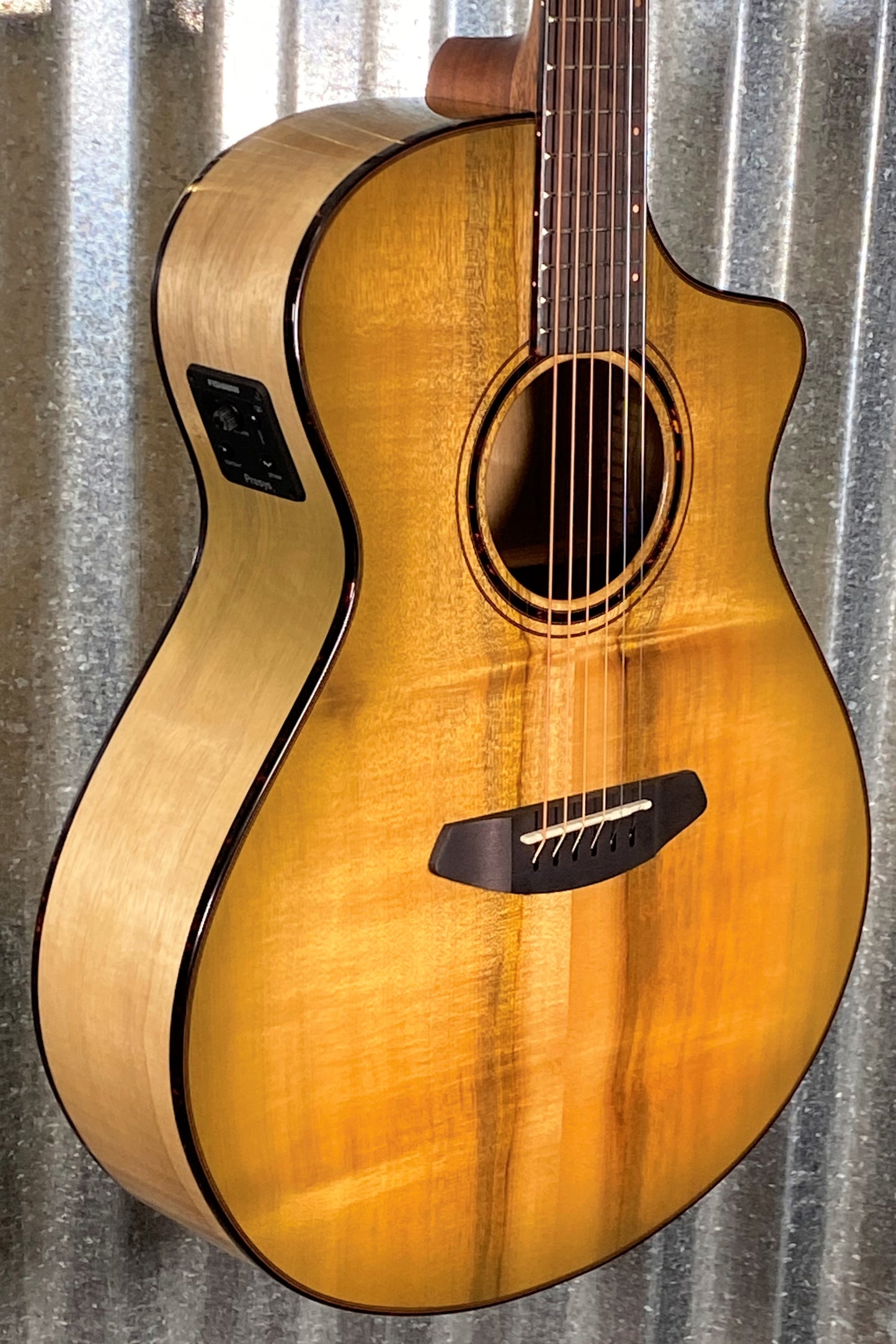 Breedlove Pursuit Exotic S Concert Sweetgrass CE Myrtlewood Acoustic Electric Guitar PSCN41CEMYMY #4518