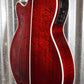 Takamine TSP158C See Thru Red Thinline Acoustic Electric Guitar & Case TSP158CSTR #0247 Used