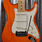 G&L USA Legacy Clear Orange Maple Satin Neck Guitar & Case #5304