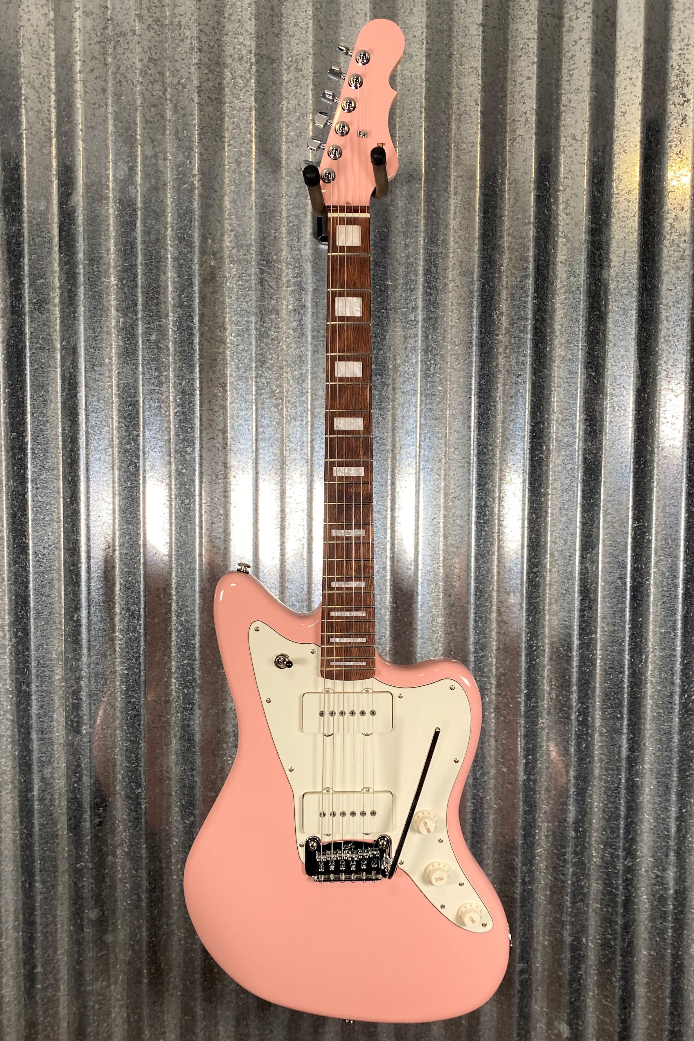 G&L USA Doheny Shell Pink Guitar & Case #7260