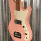G&L USA Fullerton Deluxe Fallout 4 String Short Scale Bass Shell Pink & Bag #9355