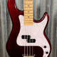 G&L USA 2022 Custom LB-100 Ruby Red Metallic 4 String Bass & Case LB100 #6481 Used