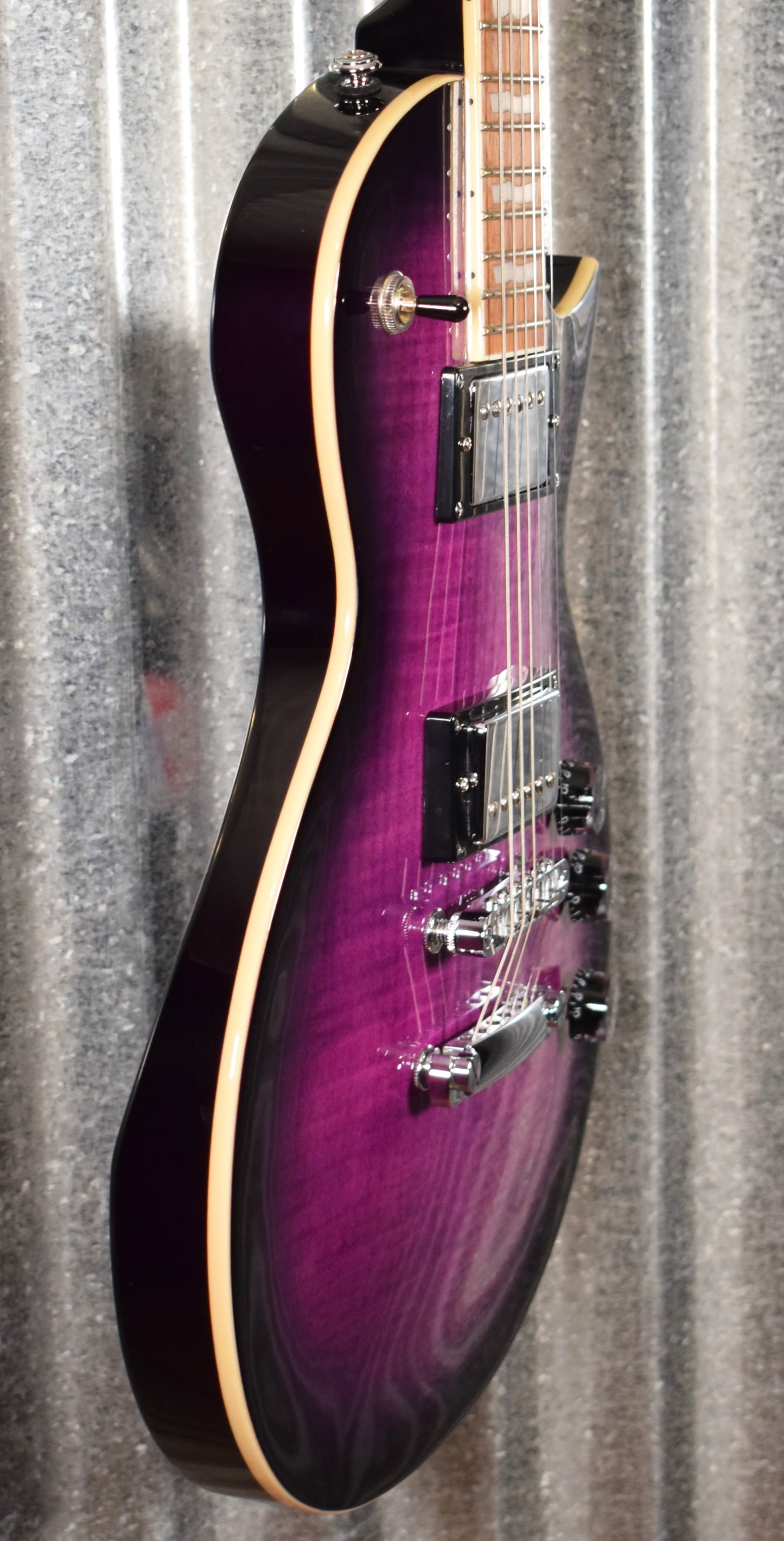 ESP LTD EC-256FM See Thru Purple Sunburst Guitar EC256STPSB & Case #1018 Used