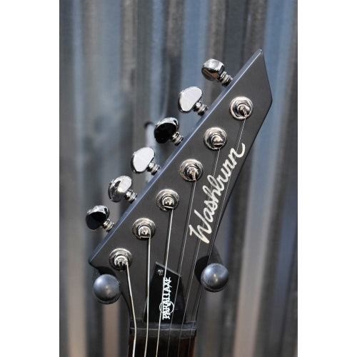 Washburn Parallaxe PXS10EC Carbon Black EMG Guitar #0239