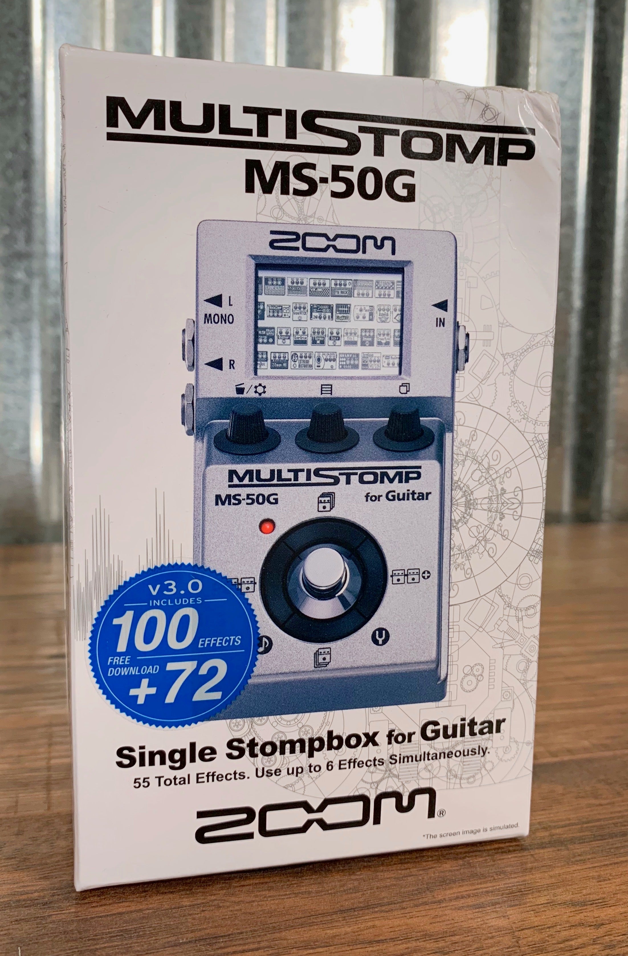 Zoom MS-50G MulitStomp Programmable Guitar Effect Pedal