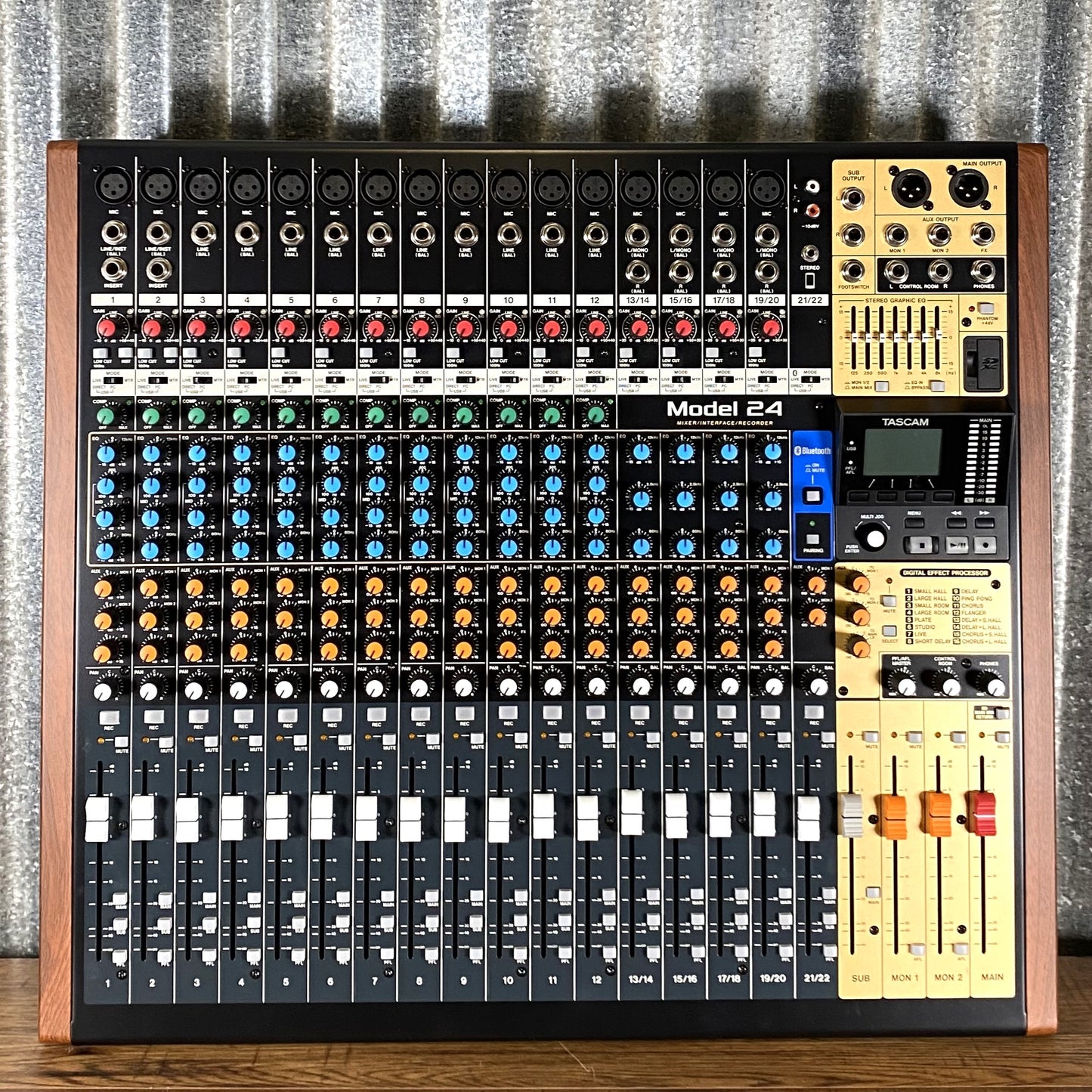 Tascam Model 24 Mixer 24 Channel USB Audio Interface & Recorder Used