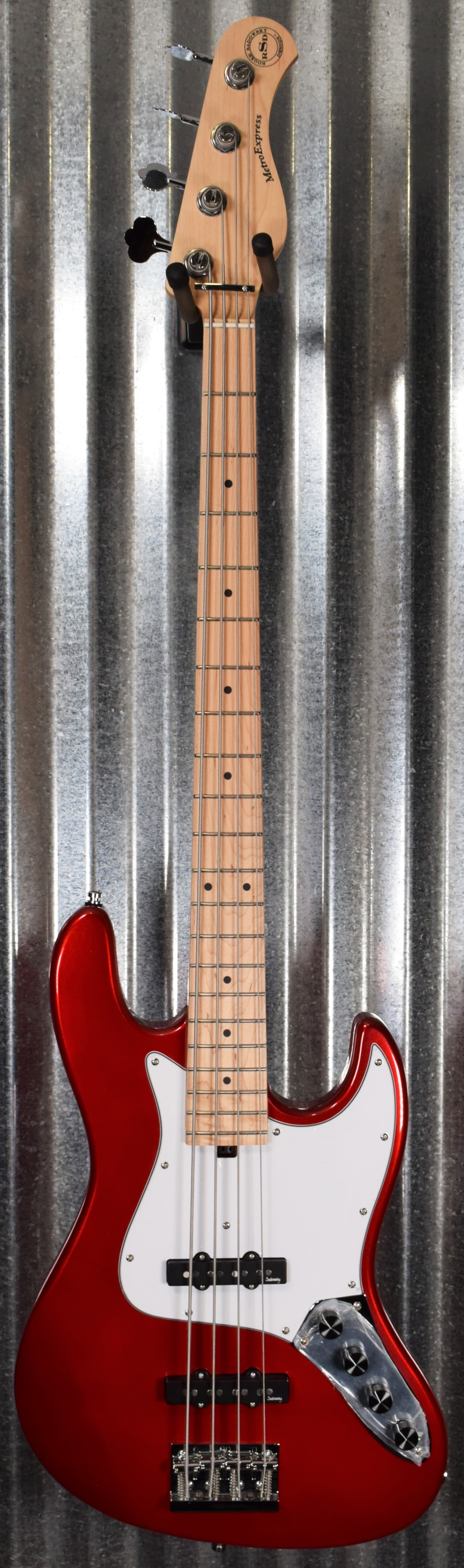 Sadowsky Design RSD Metro Express Vintage JJ 4 String Bass 21 Fret Candy Apple Red & Bag #8820